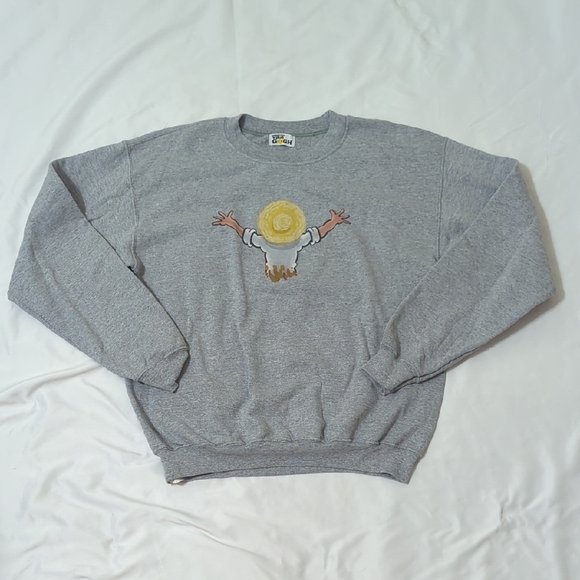 Immersive VAN GOGH Graphic Crew Neck Sweater, Color Gray, Size M * - Picture 1 of 6